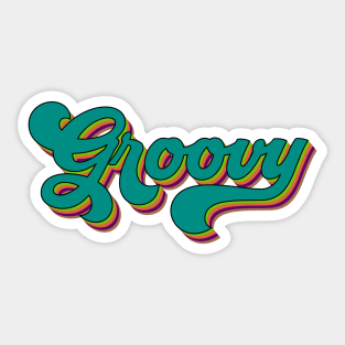 Groovy Sticker